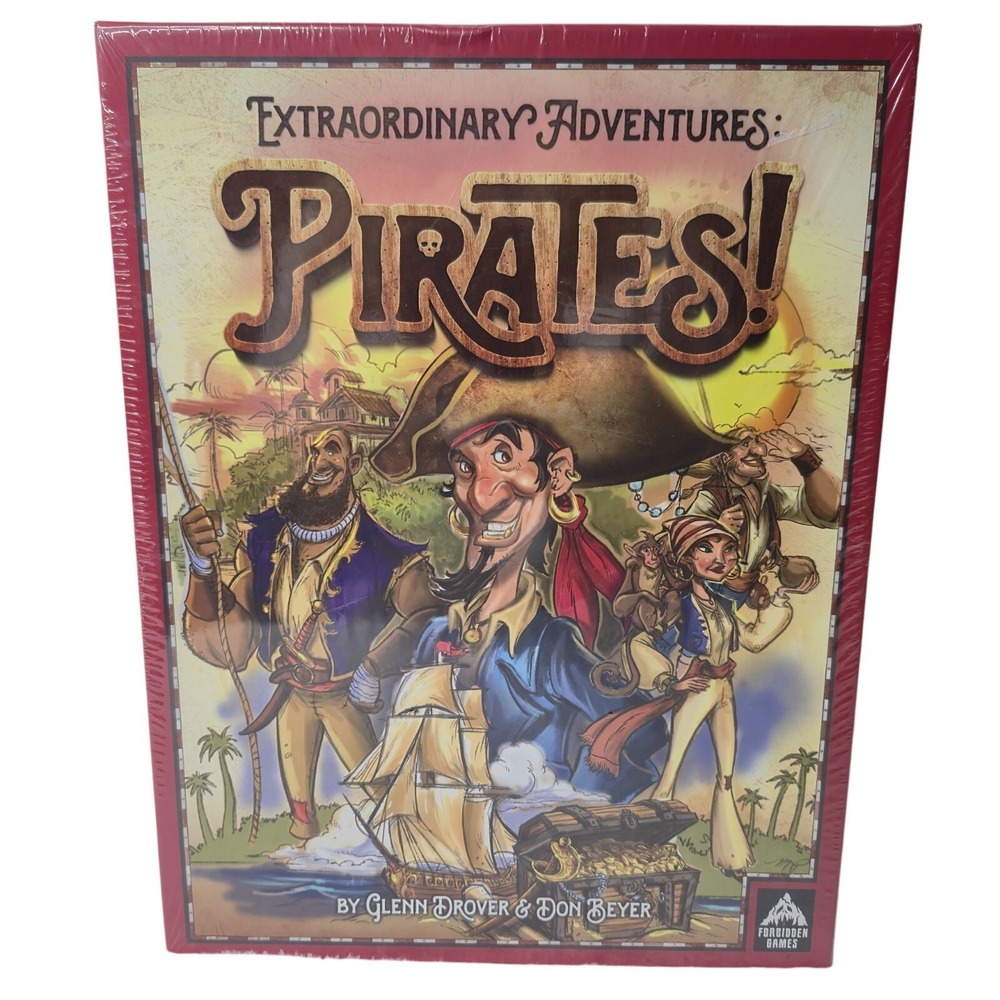 Extraordinary Adventures Pirates Board Game by 2019 Forbidden Games New Sealed - Picture 1 of 5